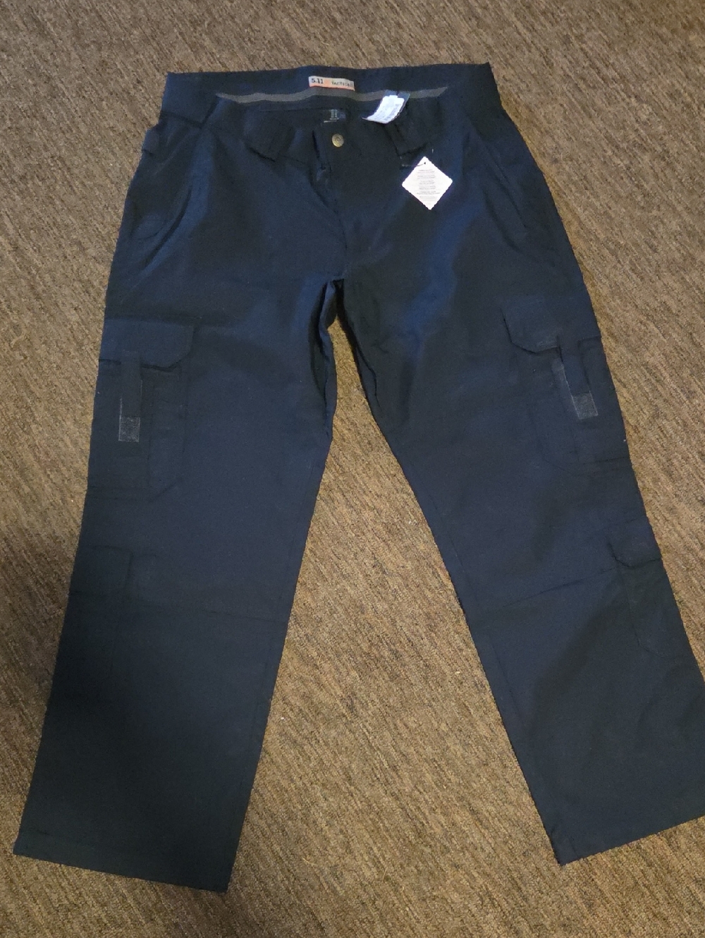 Womens  Black Cargo Pants - Classic Utility Style